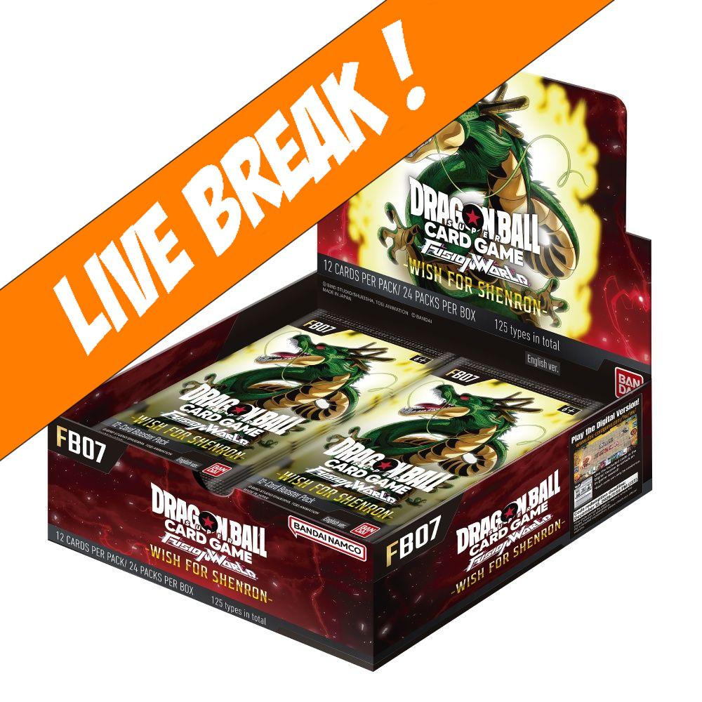 [ Live Break ] Dragon Ball Super Card Game: Fusion World – Wish For Shenron [FB07] Booster Box