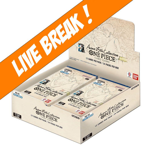 [ Live Break ] One Piece Card Game: Anime 25th Collection [EB-02] Extra Booster Box