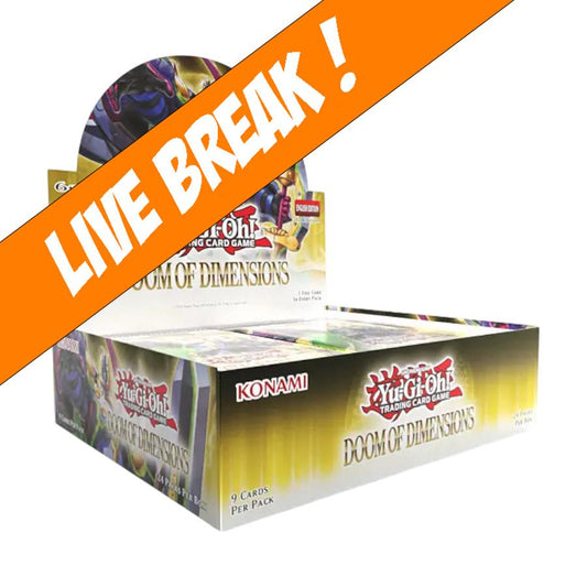 [ Live Break ] Yu-Gi-Oh! - Doom of Dimensions Booster Box (Display of 24)