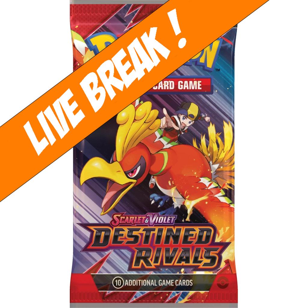[ Live Break ] Destined Rivals - Pokémon TCG Scarlet & Violet SV10 Booster Pack