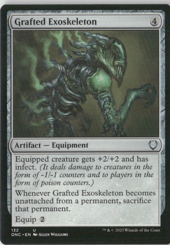 Scan Image | Grafted Exoskeleton - Commander: Phyrexia: All Will Be One | [44632073]