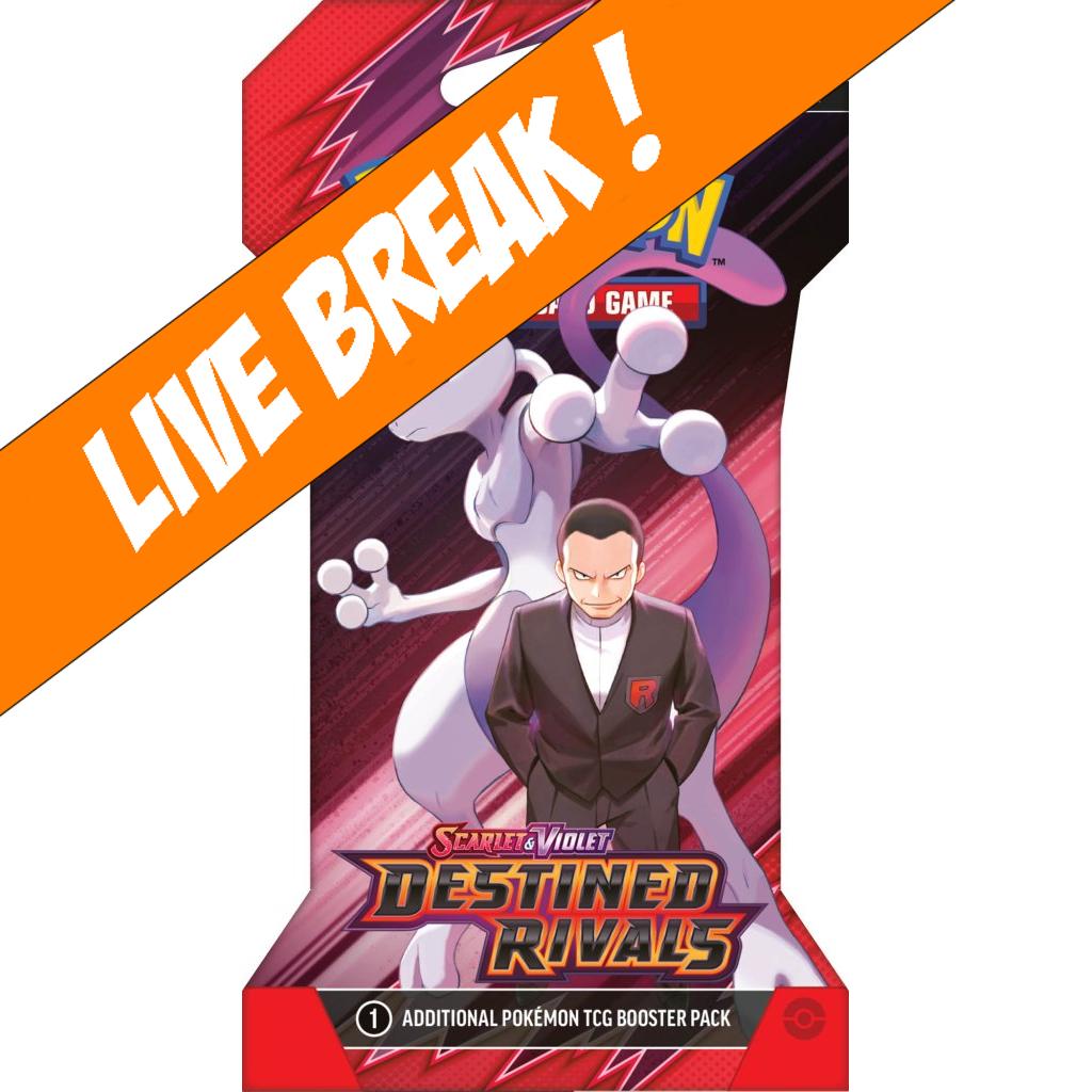 [ Live Break ] Pokemon TCG Scarlet & Violet Destined Rivals Blisters