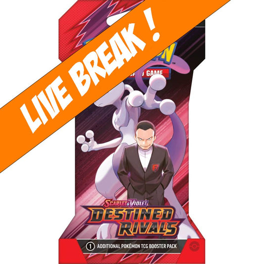 [ Live Break ] Pokemon TCG Scarlet & Violet Destined Rivals Blisters