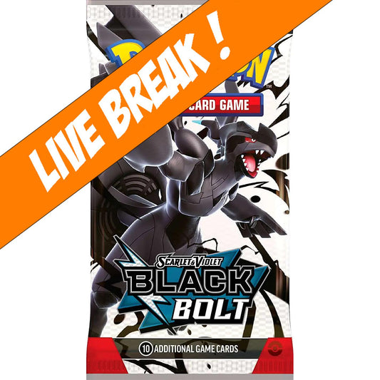 [ Live Break ] Pokémon TCG: Scarlet & Violet—Black Bolt Booster Pack