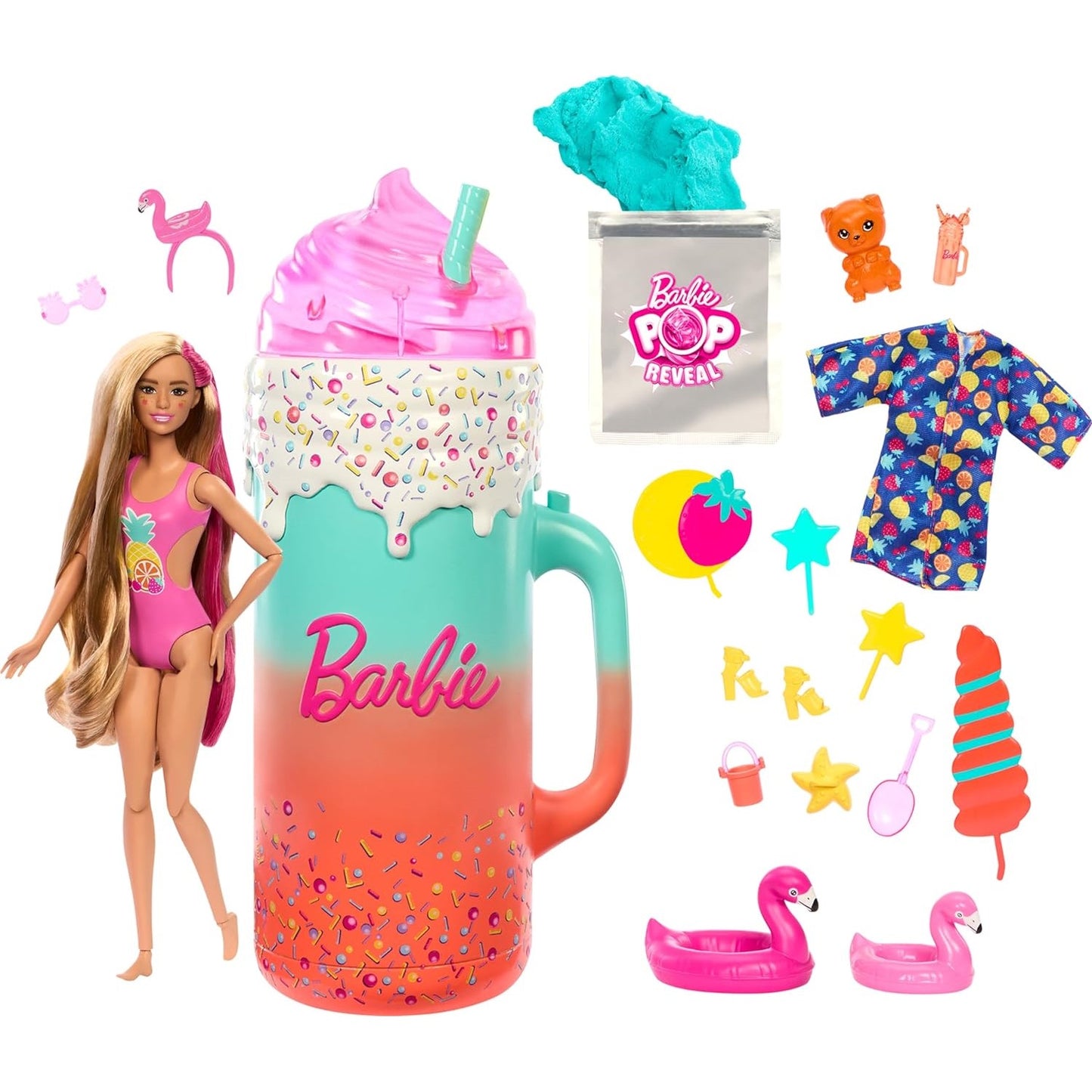 Barbie - Reveal - Pop Reveal Fruit Series Giftset - Tropical Smoothie