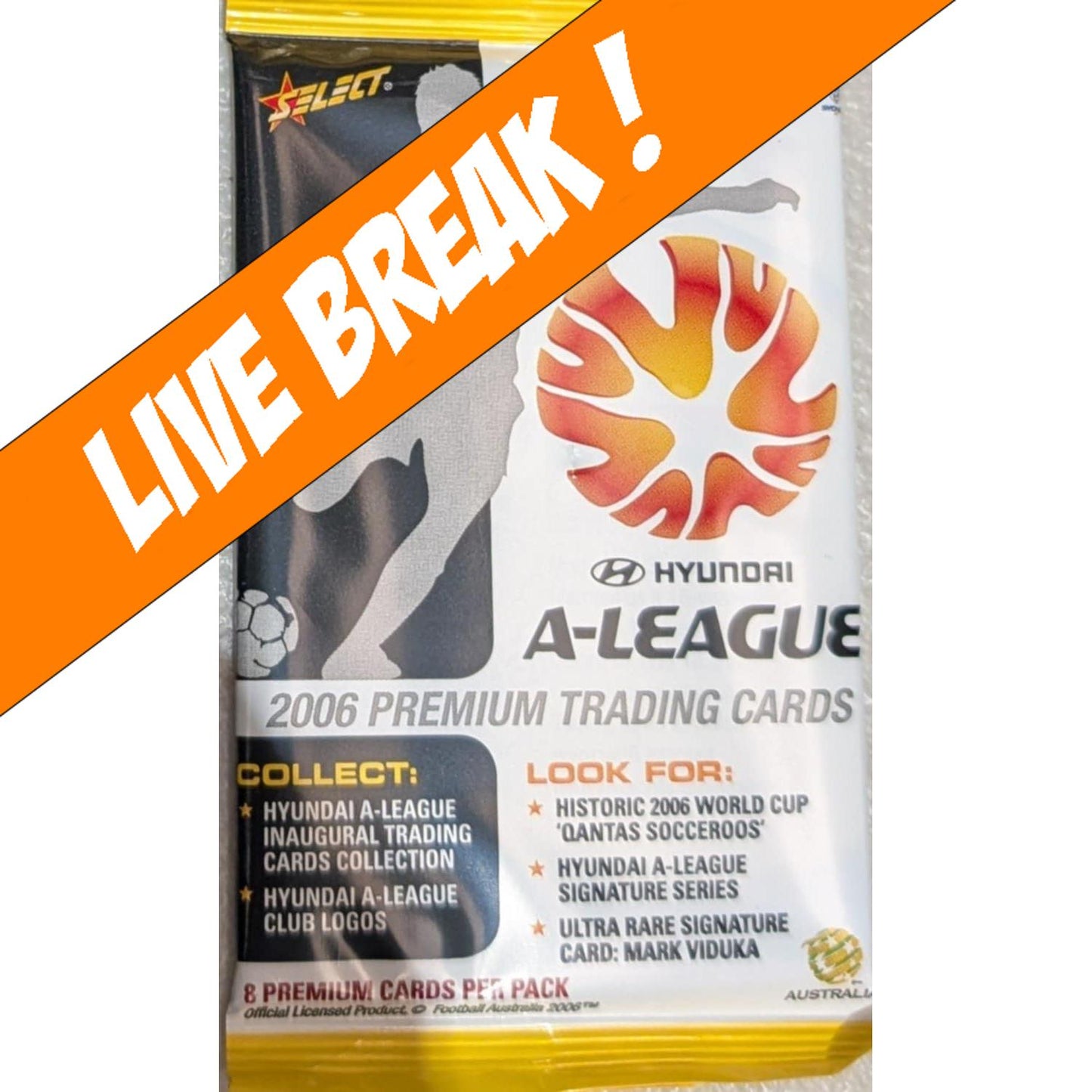 [ Live Break ] 2006 A-League Soccer Cards Booster Pack