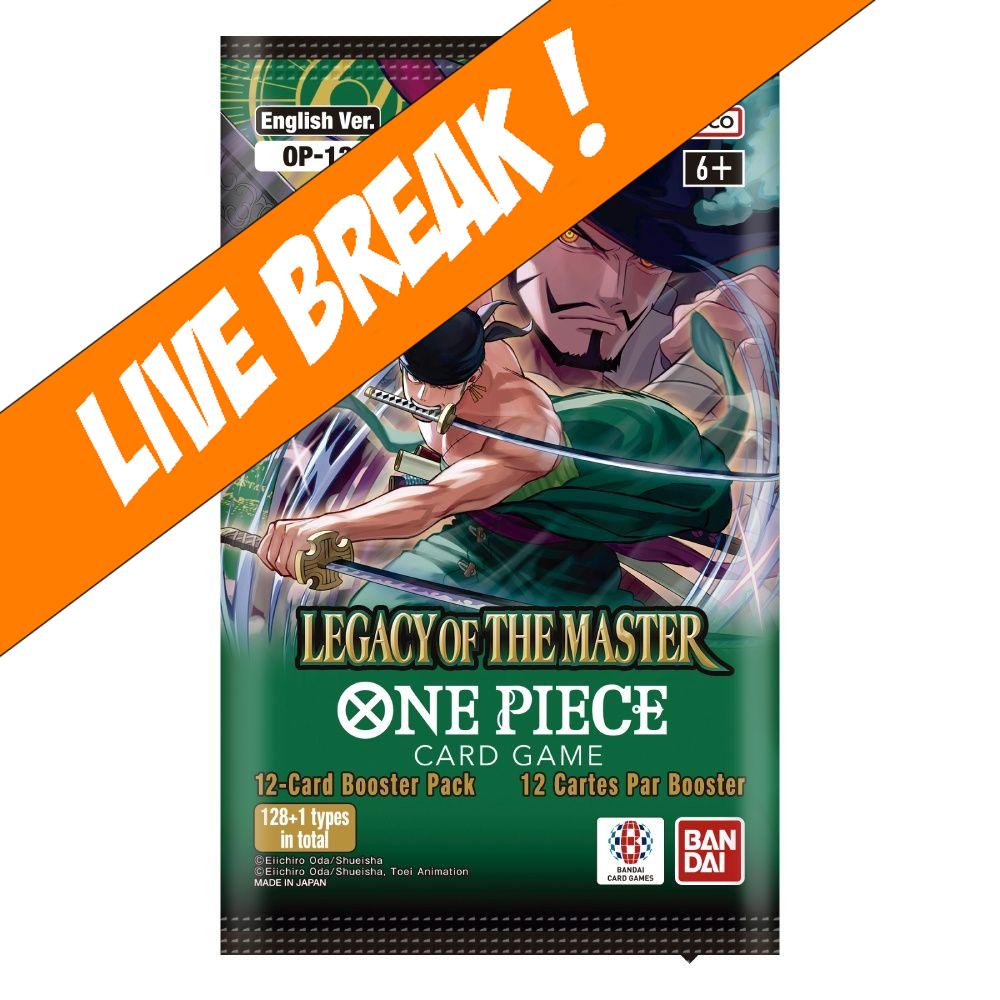 [ Live Break ] One Piece Card Game: Legacy Of The Master [OP-12] Booster Pack