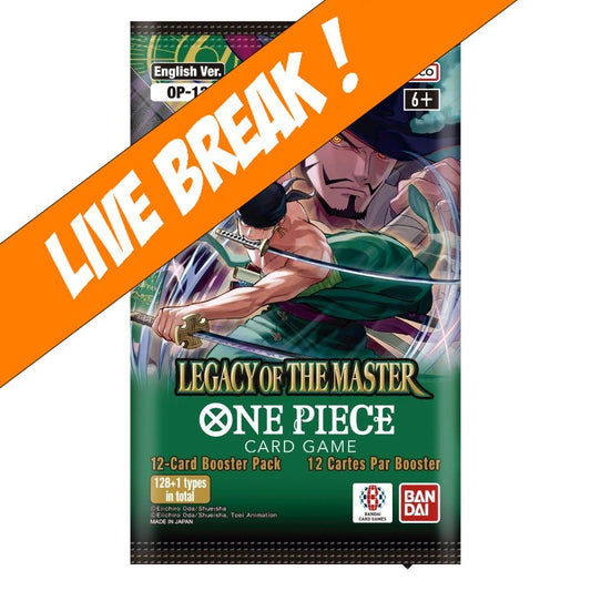 [ Live Break ] One Piece Card Game: Legacy Of The Master [OP-12] Booster Pack