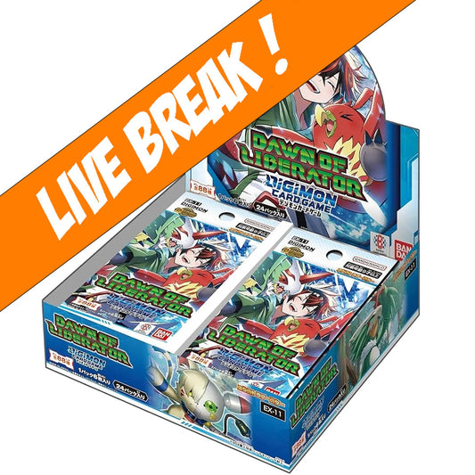 [ Live Break ] Digimon Card Game: Dawn of Liberator [EX-11] Extra Booster Box