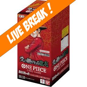 [ Live Break ] One Piece Card Game - Carrying On His Will OP-13 Booster Box (Japanese)