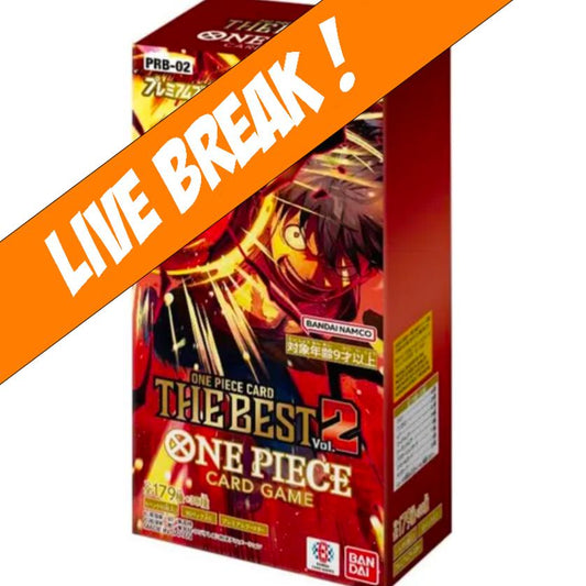 [ Live Break ] One Piece Card Game - Premium Booster: The Best Vol.2 PRB-02 Booster Box (Japanese)