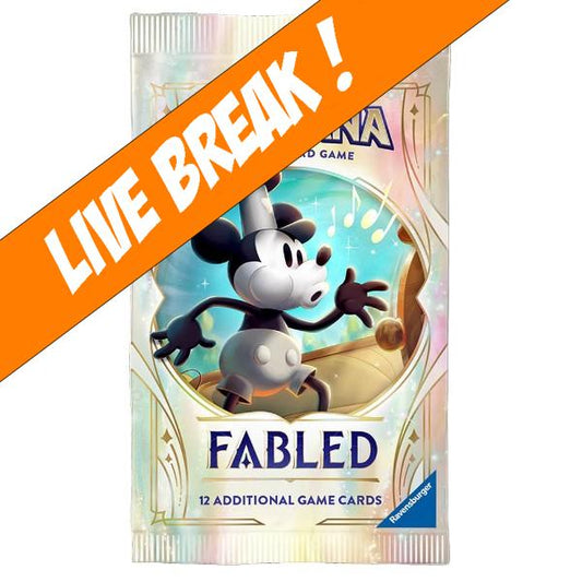 [ Live Break ] Disney Lorcana TCG - S9 Fabled Booster Pack