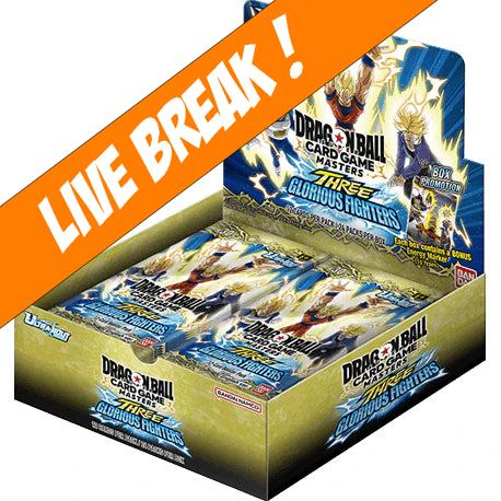 [ Live Break ] Dragon Ball Super Card Game: Masters – Booster Display: Ultra Bout – Set 3: 3 Glorious Fighters [B30