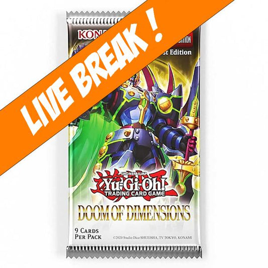 [ Live Break ] Yu-Gi-Oh! - Doom of Dimensions Booster Pack