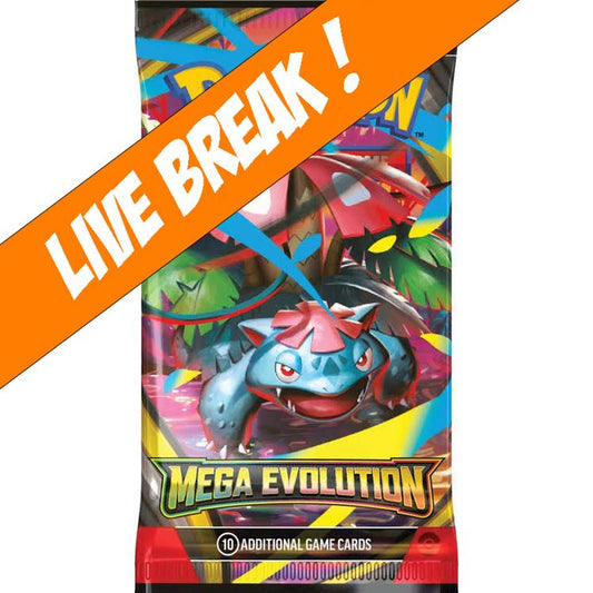[ Live Break ] Mega Evolution Base Set - Pokémon TCG Mega Evolution ME01 Booster Pack