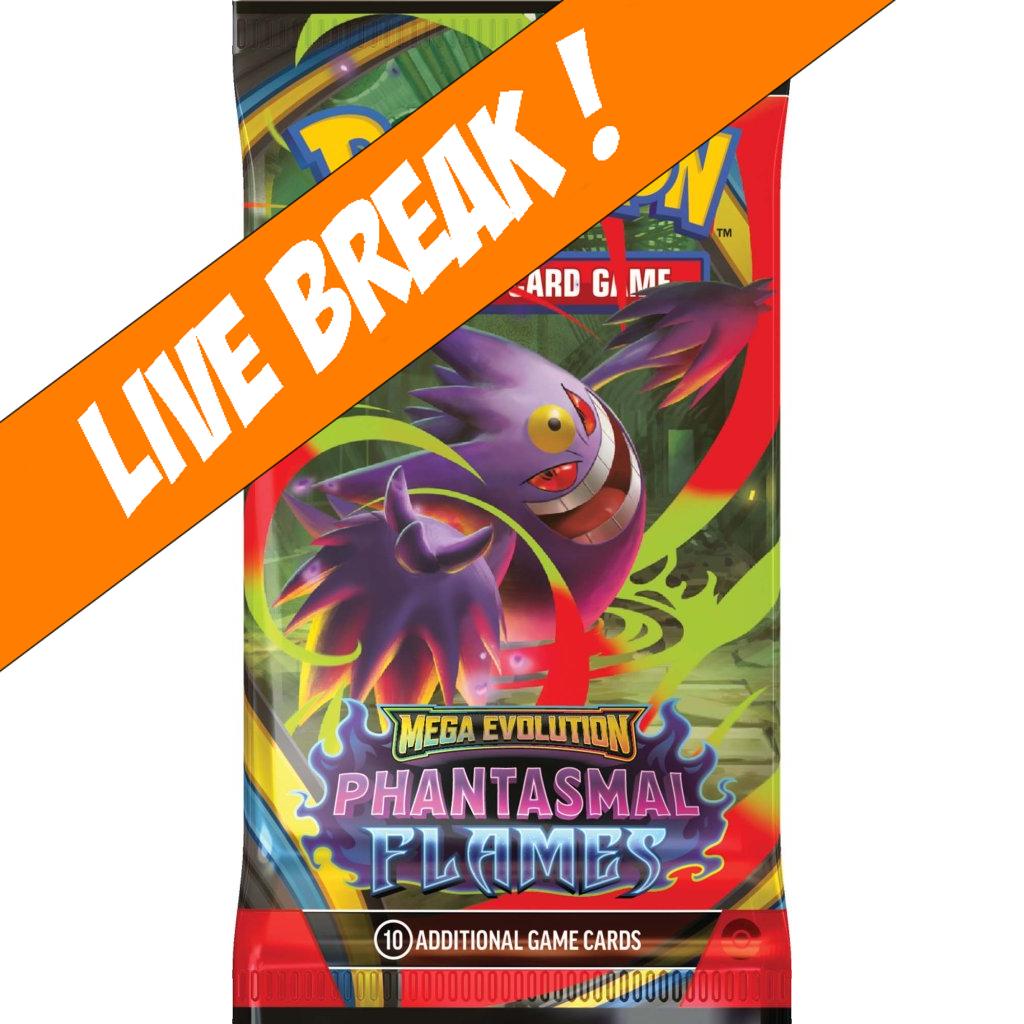 [ Live Break ] Phantasmal Flames - Pokemon TCG: Mega Evolution ME02 Booster Pack
