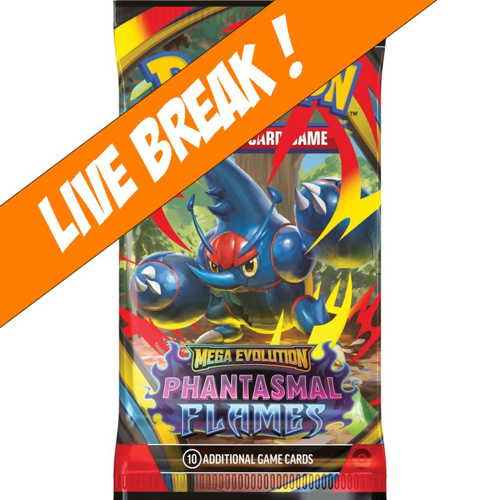 [ Live Break ] Phantasmal Flames - Pokemon TCG: Mega Evolution ME02 Booster Pack