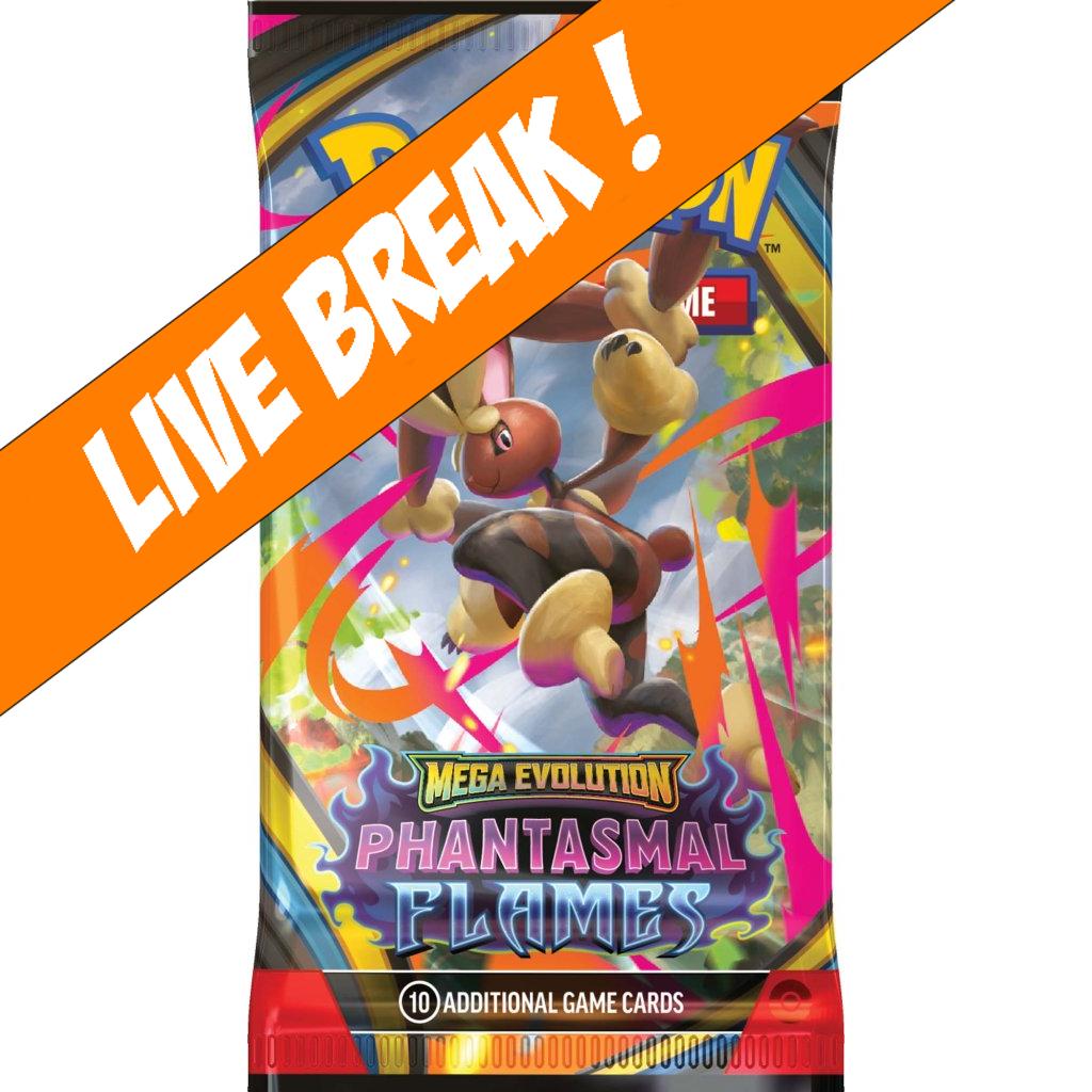 [ Live Break ] Phantasmal Flames - Pokemon TCG: Mega Evolution ME02 Booster Pack