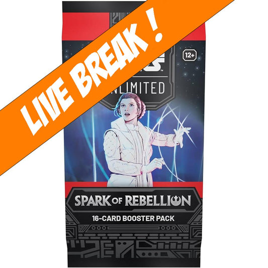 [ Live Break ] Star Wars Unlimited - Spark of Rebellion Booster Pack