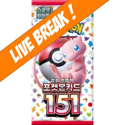 [ Live Break ] Pokemon 151 (Korean) - Pokémon TCG SV2A Booster Pack
