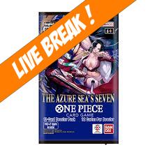 [ Live Break ] One Piece Card Game: The Azure Sea's Seven [OP-14] Booster Pack