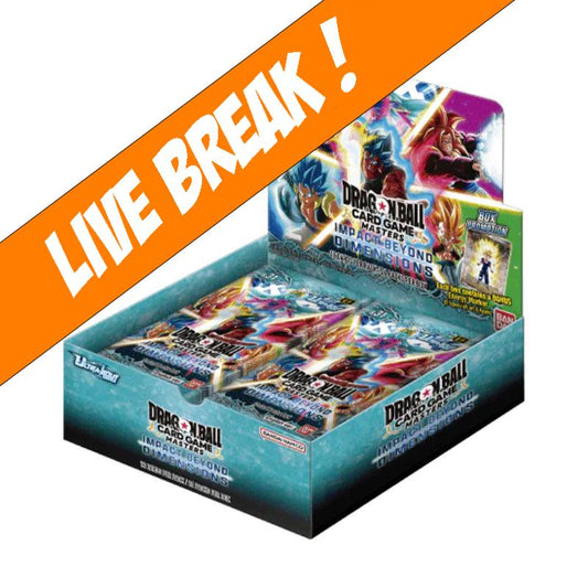 [ Live Break ] Dragon Ball Super Card Game: Masters – Ultra Bout – Set 4: Impact Beyond Dimensions [B31]  Booster Box