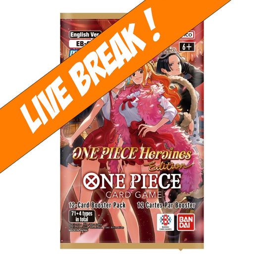 [ Live Break ] One Piece Card Game: Heroines Edition Extra [EB-03] Booster Pack