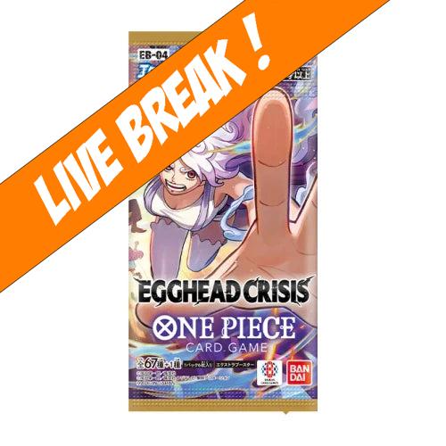 [ Live Break ] One Piece Card Game - Egghead Crisis EB-04 Booster Pack (Japanese)