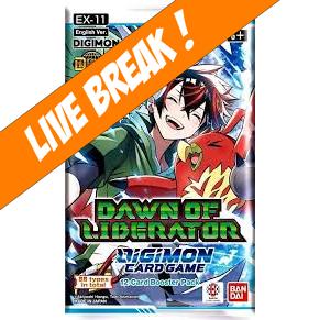 [ Live Break ] Digimon Card Game: Dawn of Liberator [EX-11] Extra Booster Pack