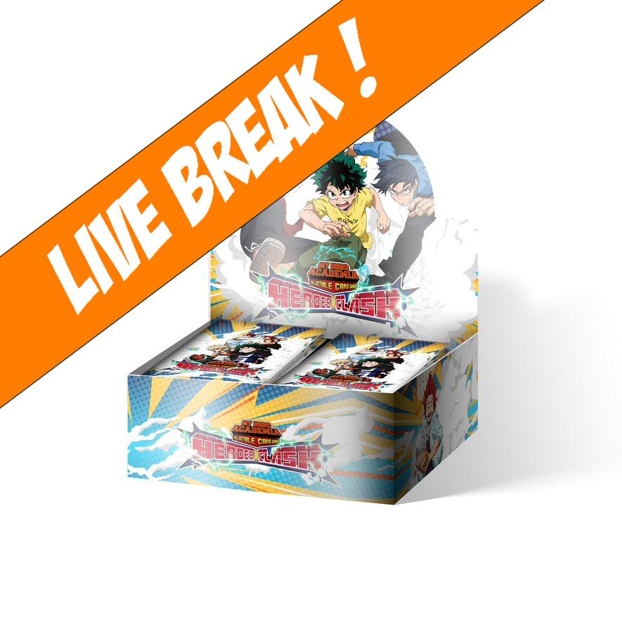 [ Live Break ] My Hero Academia Collectible Card Game Wave 3 Booster Display Heroes Clash