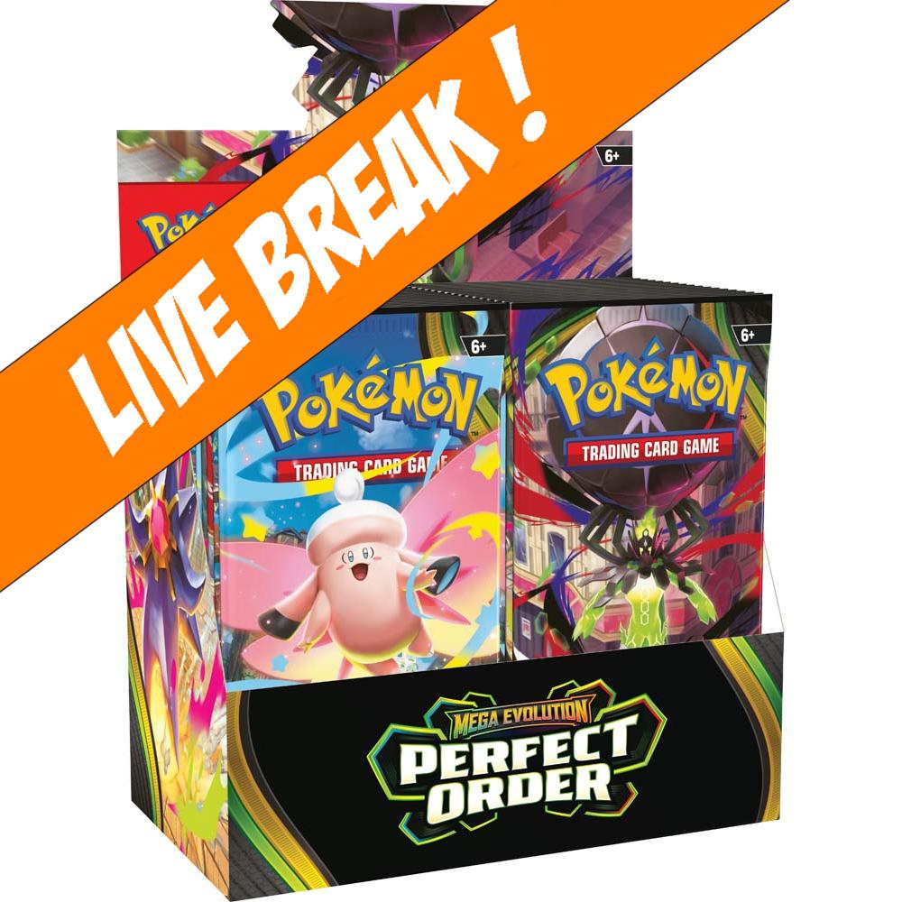 [ Live Break ] Perfect Order - Pokemon TCG: Mega Evolution ME03 Booster Box