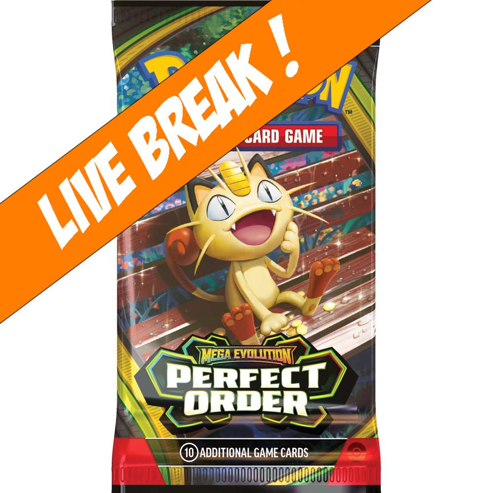 [ Live Break ] Perfect Order - Pokemon TCG: Mega Evolution ME03 Booster Box