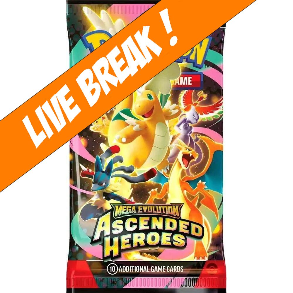 [ Live Break ] Ascended Heroes - Pokemon TCG: Mega Evolution ME2.5 Booster Pack