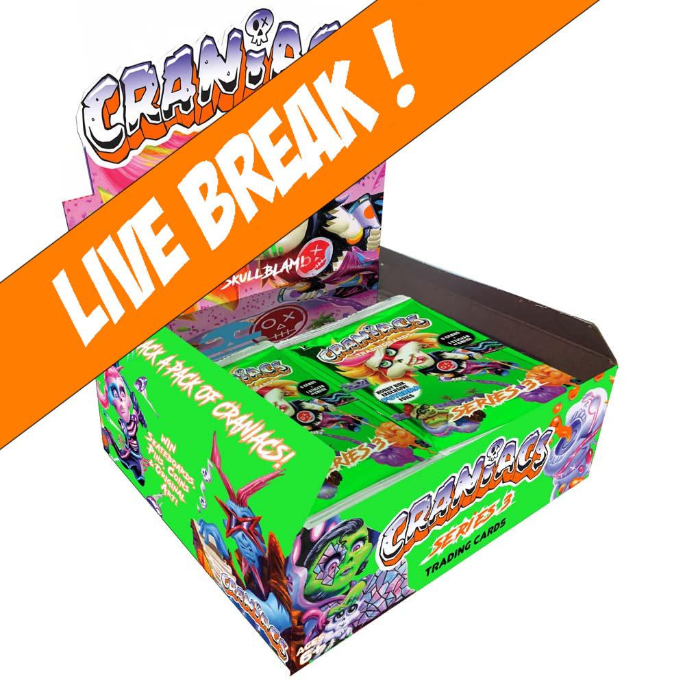 [ Live Break ] Craniacs Trading Cards Hobby Box Series 3