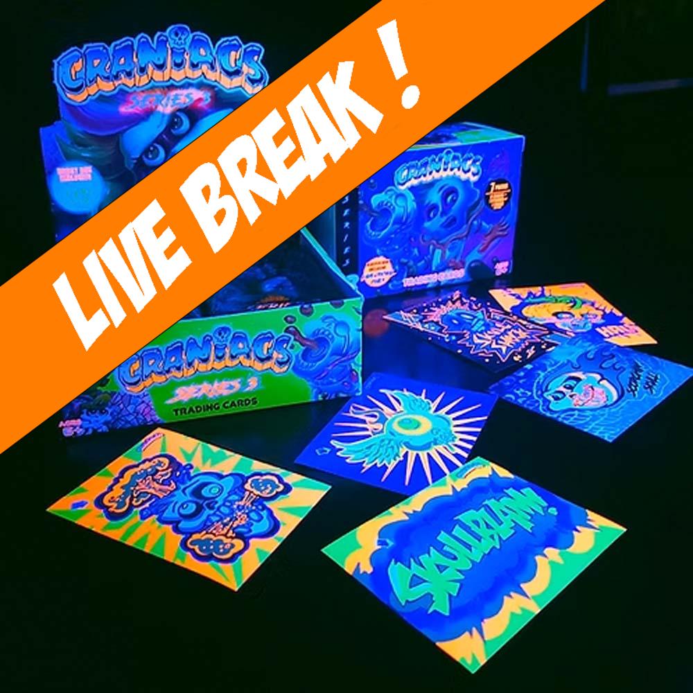 [ Live Break ] Craniacs Trading Cards Hobby Box Series 3