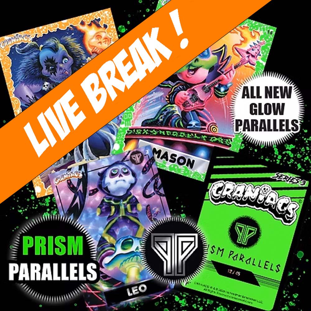 [ Live Break ] Craniacs Trading Cards Hobby Box Series 3