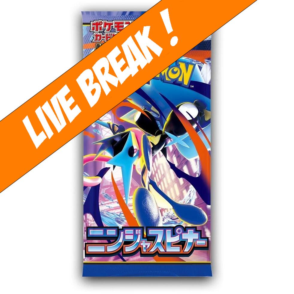 [ Live Break ] MEGA Ninja Spinner - Pokémon TCG M4 Booster Pack (Japanese)