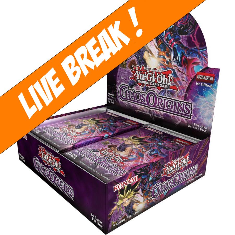 [ Live Break ] Yu-Gi-Oh! - Chaos Origins Booster Box