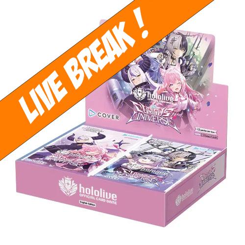[ Live Break ] [hololive OFFICIAL CARD GAME] hBP04e Curious Universe - Booster Box