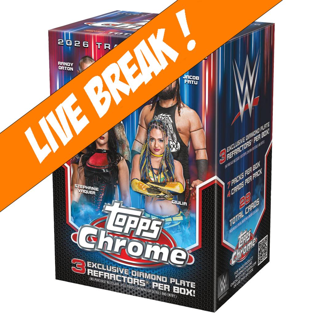 [ Live Break ] Topps 2026 WWE Chrome Value  Boxes