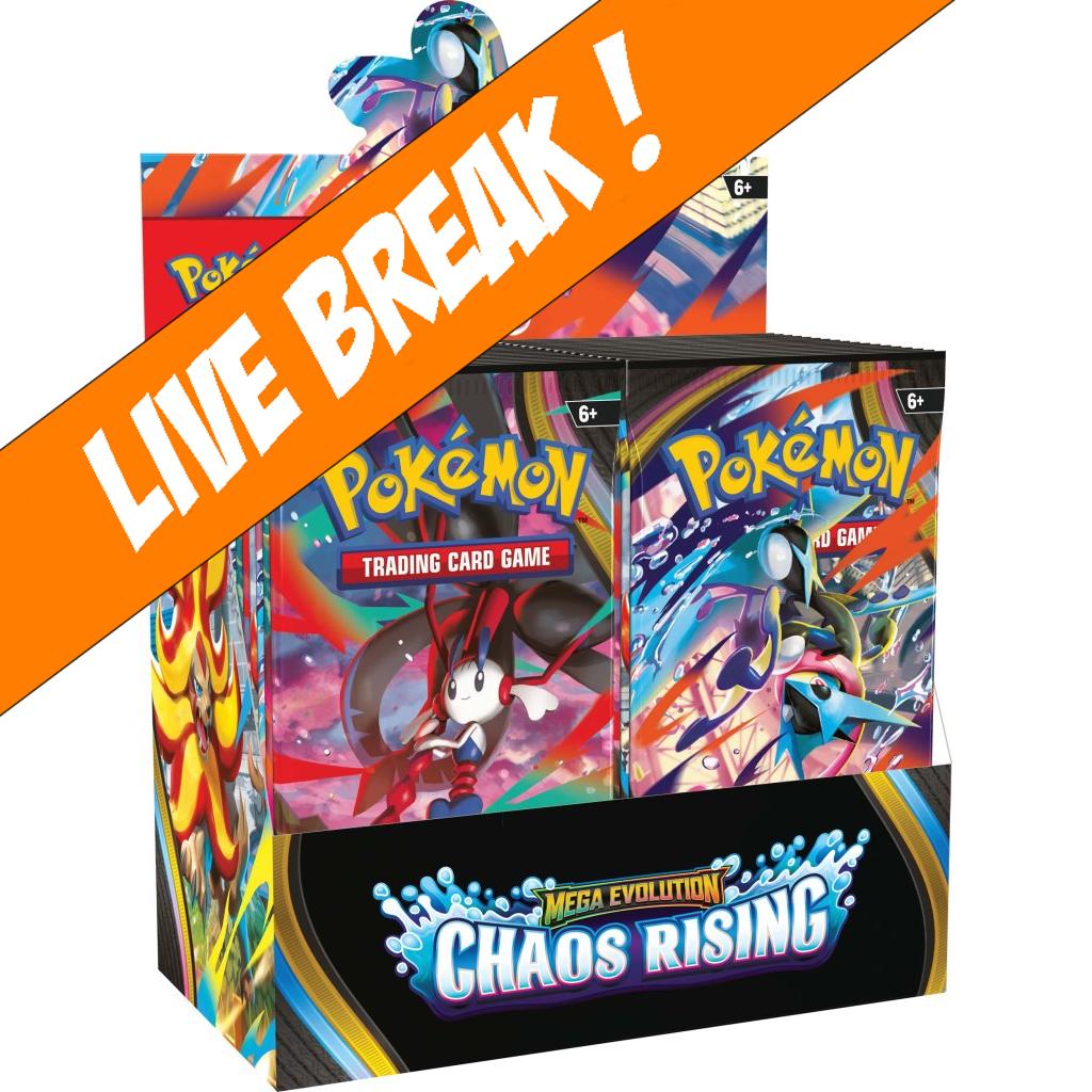 [ Live Break ] Chaos Rising - Pokémon TCG: Mega Evolution ME04 Booster Box