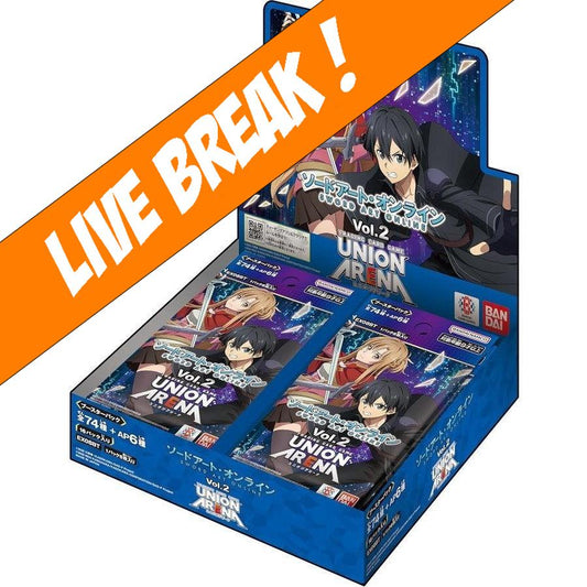 [ Live Break ] Union Arena - Sword Art Online Vol.2 EX08BT Booster Box [Japanese]