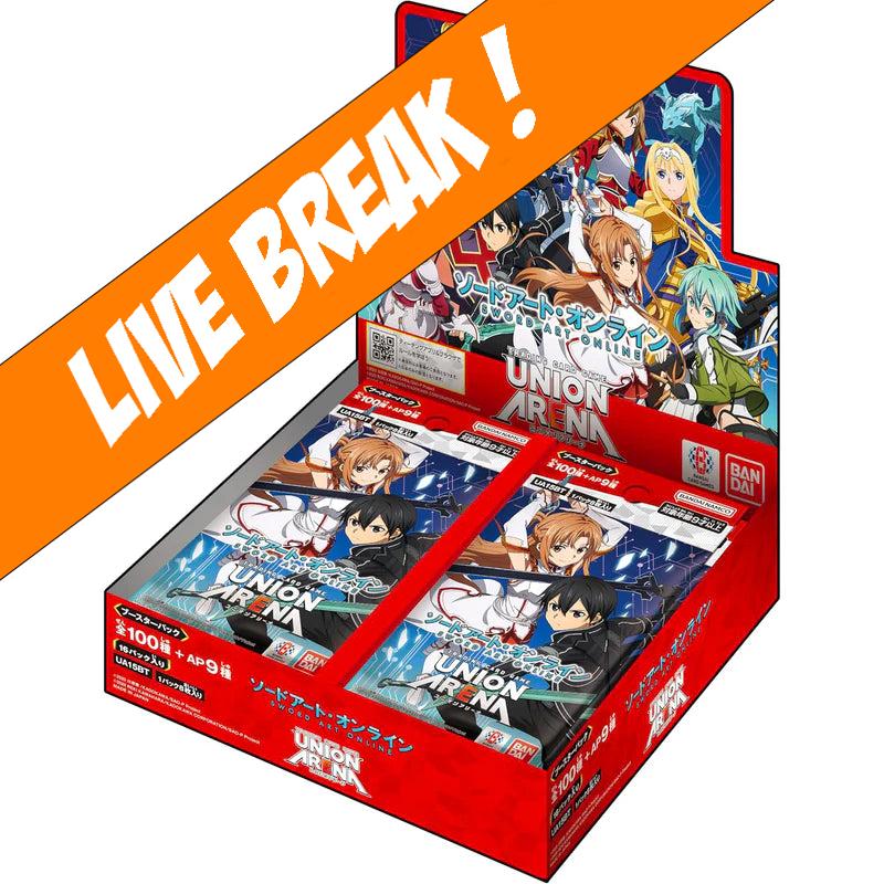 [ Live Break ] Union Arena - Sword Art Online UA15BT Booster Box [Japanese]