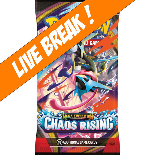 [ Live Break ] Chaos Rising - Pokémon TCG: Mega Evolution ME04 Booster Pack