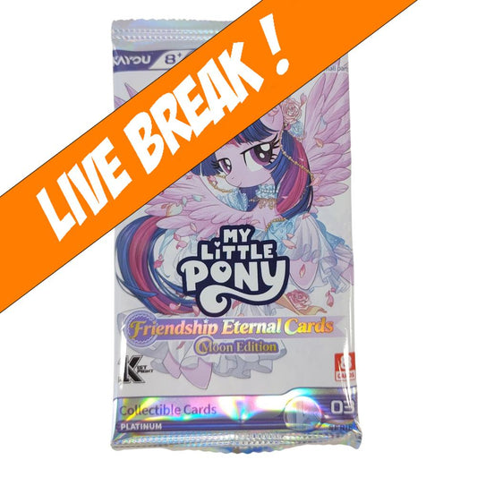 [ Live Break ] Kayou My Little Pony Friendship Eternal Foil Card - Moon Edition Booster Pack