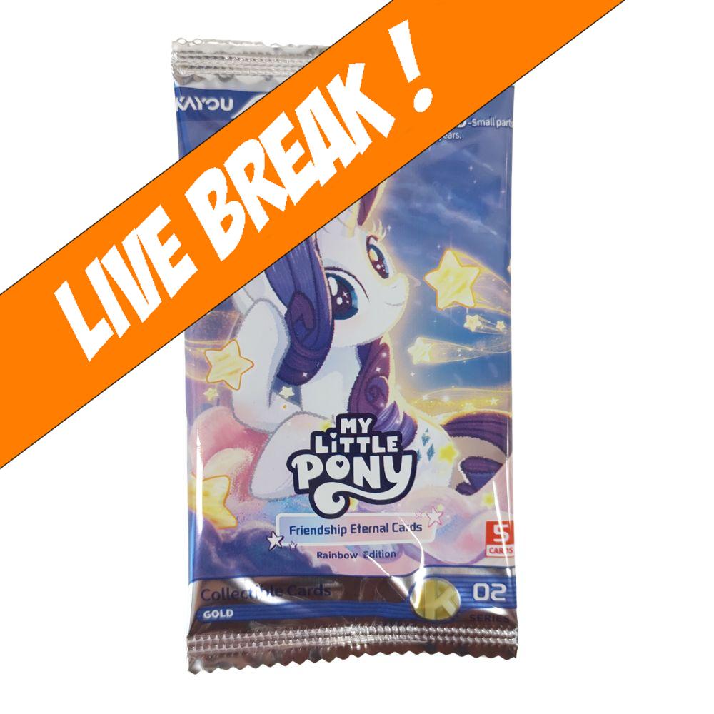 [ Live Break ] Kayou My Little Pony Friendship Eternal Foil Cards - Rainbow Edition Booster Pack