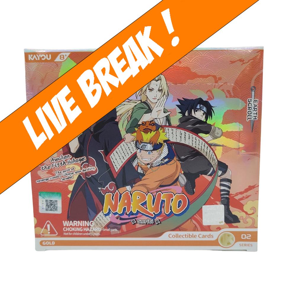[ Live Break ] Kayou Naruto Smriti Collectible Cards Earth Scroll Series 2 Booster Box