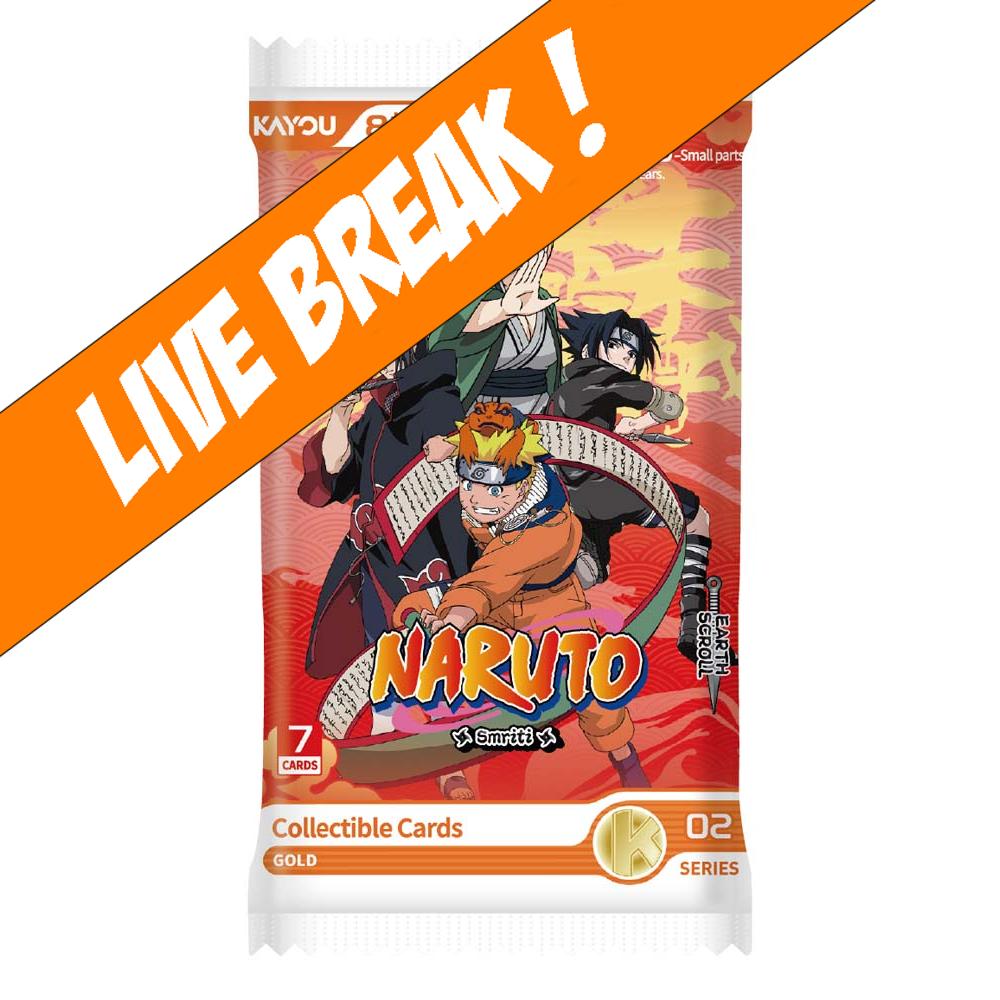 [ Live Break ] Kayou Naruto Smriti Collectible Cards Earth Scroll Series 2 Booster Pack