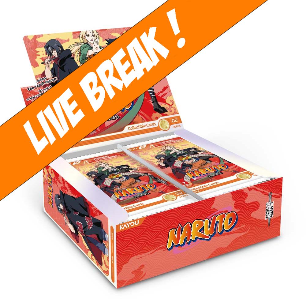 [ Live Break ] Kayou Naruto Smriti Collectible Cards Earth Scroll Series 2 Booster Box