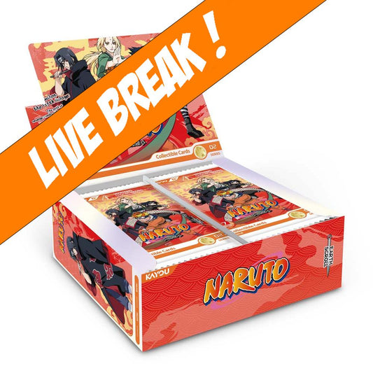 [ Live Break ] Kayou Naruto Smriti Collectible Cards Earth Scroll Series 2 Booster Box